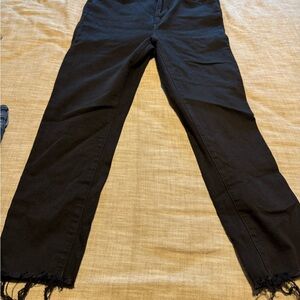 Denim Forum Black High Rise Skinny Jeans